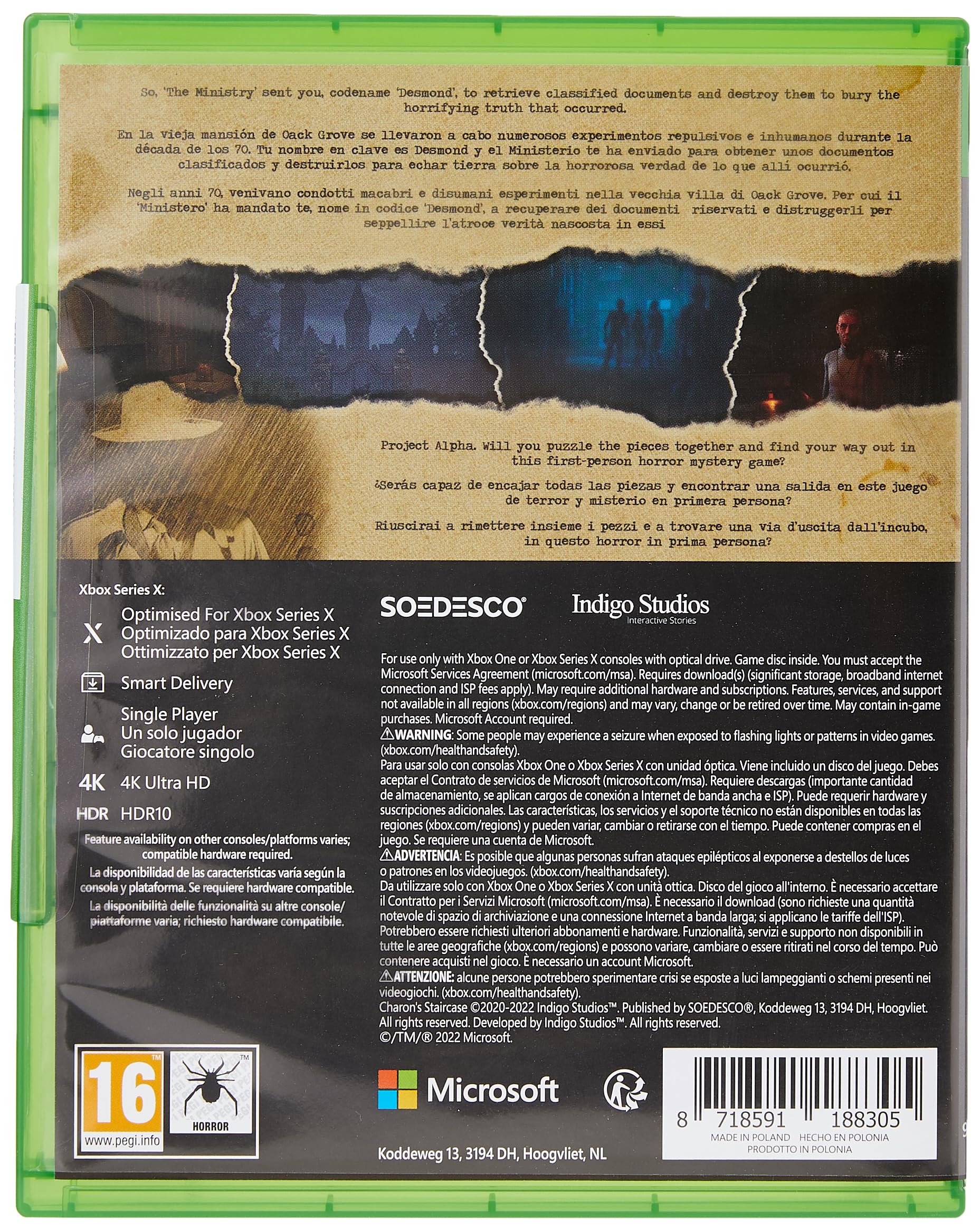 La Escalera De Charon XBOX - SERIES X PAL ESP - Nuevo La Escalera De Charon XBOX - SERIES X PAL ESP - Nuevo